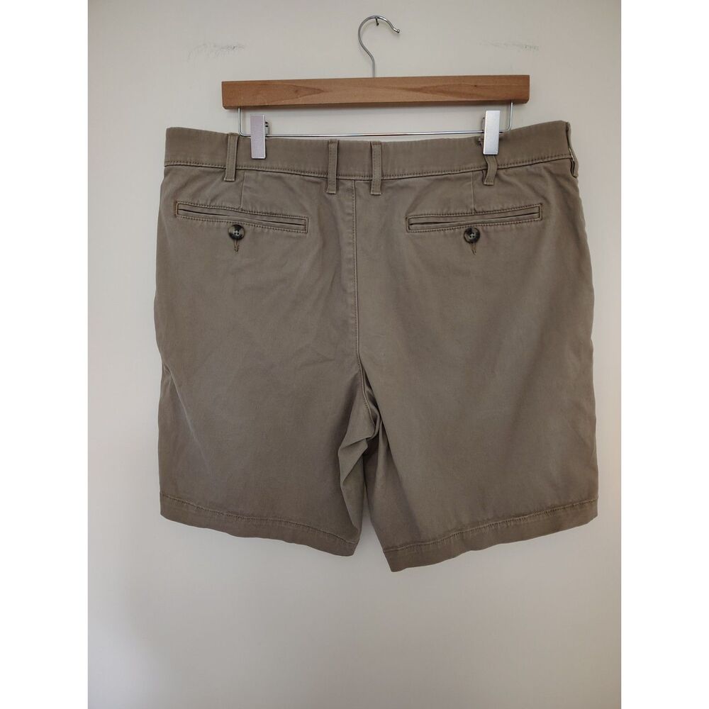 Sonoma Men’s Flexwear Shorts Khaki Taupe Stretch Flat Front - Picture 3 of 4